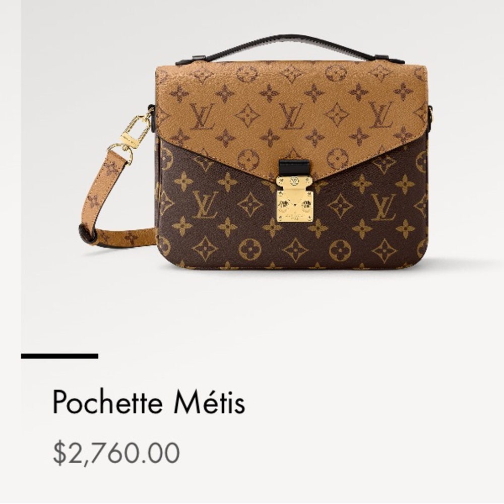 Authentic Louis Vuitton reverse Pochette Métis - Picture 17 of 17